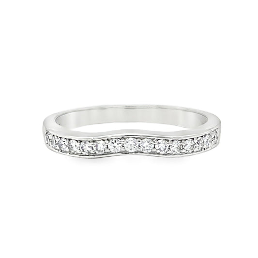 .15TCW Diamond Curved Band