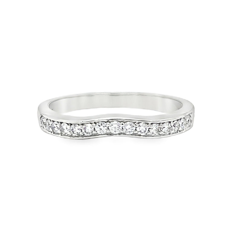 .15TCW Diamond Curved Band