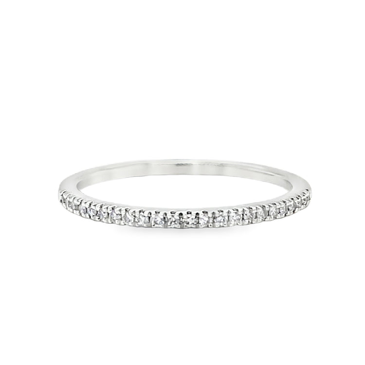 .11TCW Dainty Semi Eternity Diamond Band