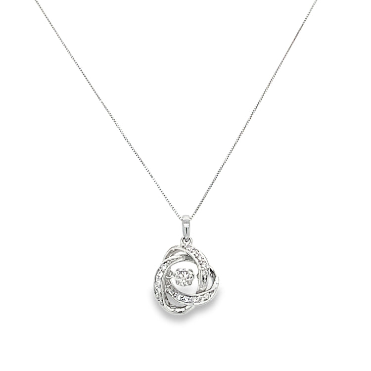 Dancing Diamond Necklace