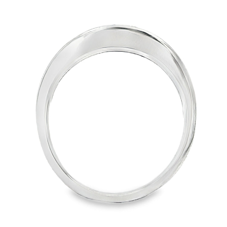 Tapered Diamond Bezel Ring