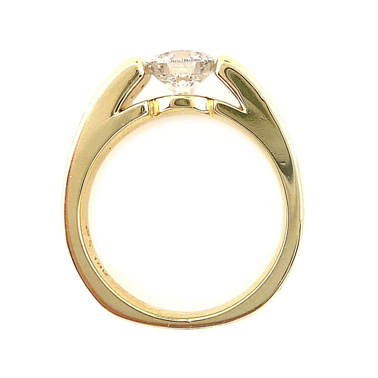 Channel Set Diamond Solitaire