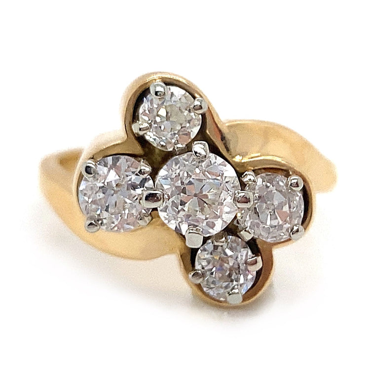 Vintage Diamond Wedding Set
