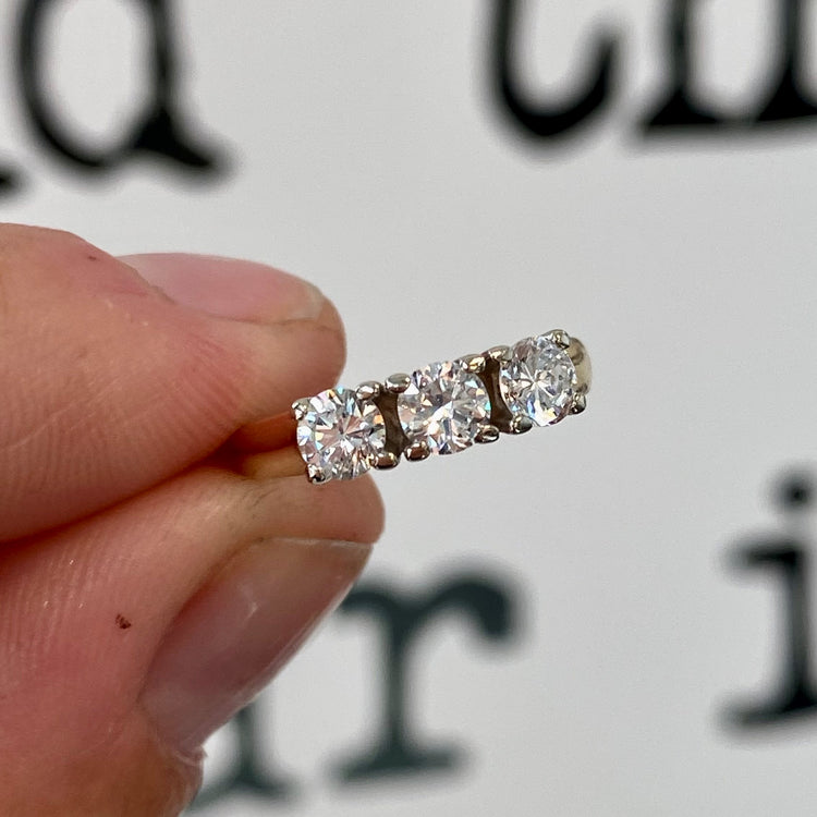 Three Stone Diamond Ring