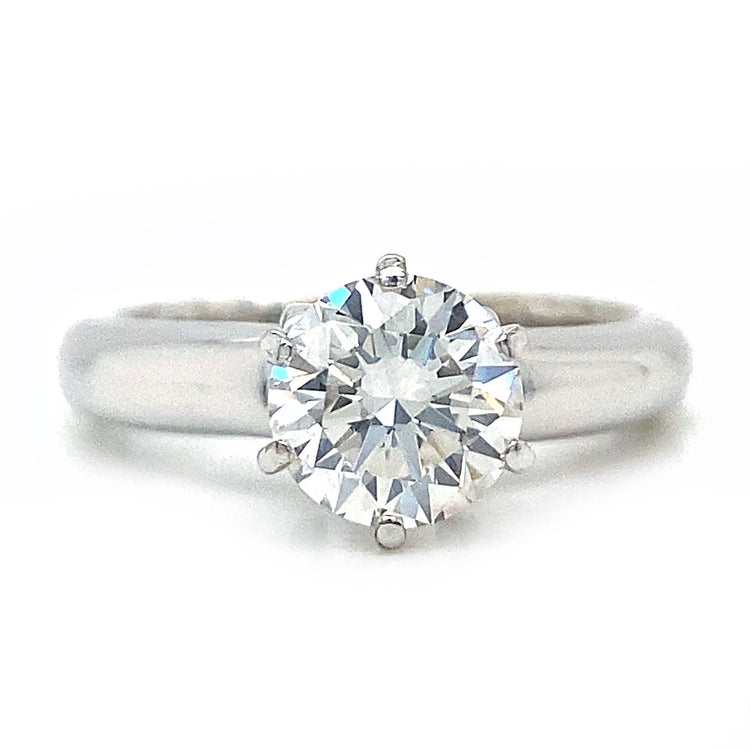 Round Brilliant Diamond Solitaire Ring
