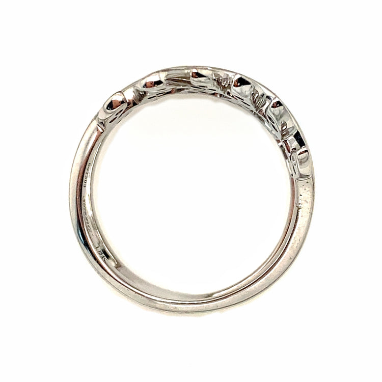 Wrap Around Diamond Leaf Ring