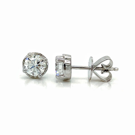 1.00TCW Diamond Studs