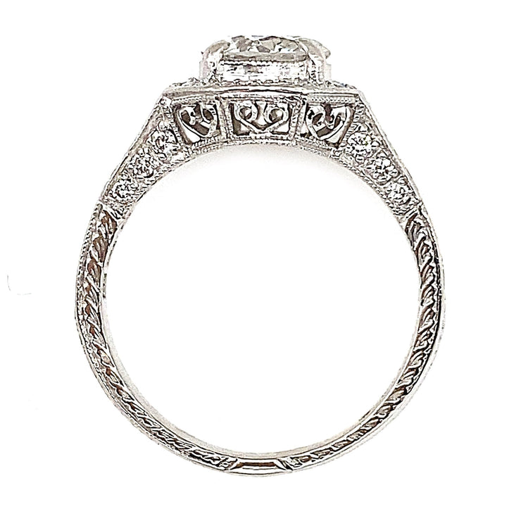 Split Shank Diamond Ring