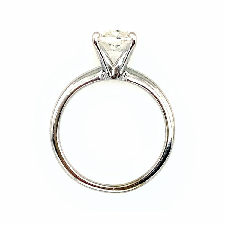 Cushion Solitaire Diamond Ring