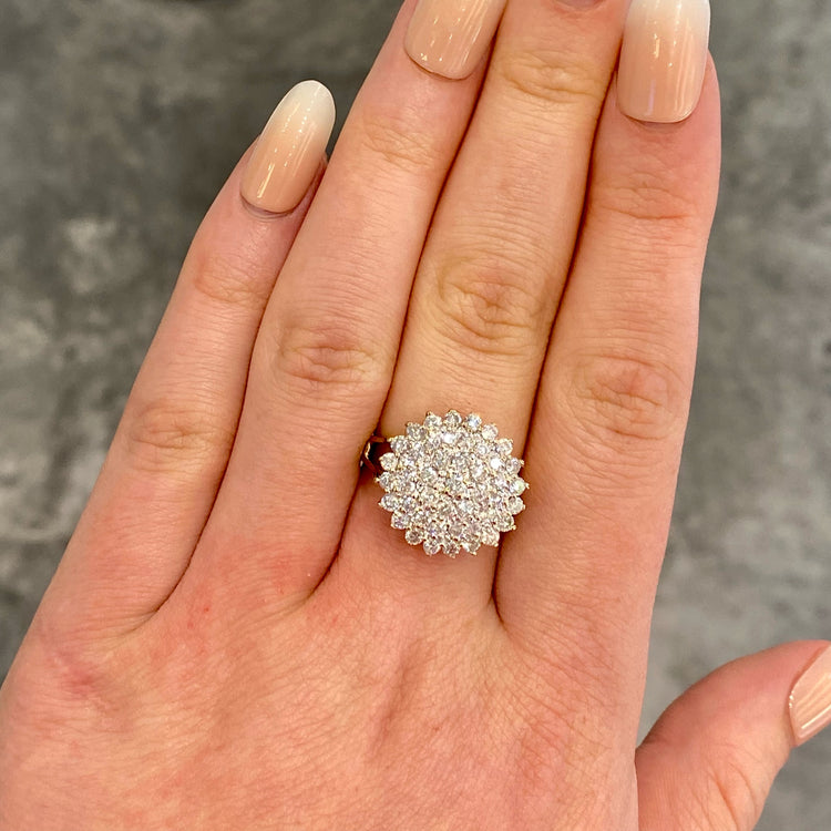 Cluster Diamond Ring