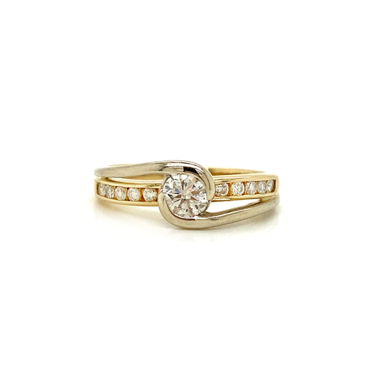 .89TCW Diamond Wedding Set