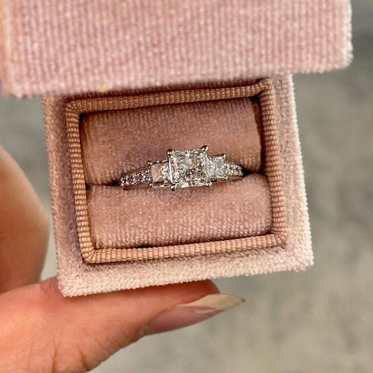 Three Stone Diamond Ring