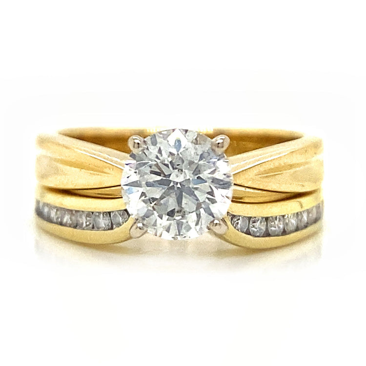 Classic Diamond Wedding Set