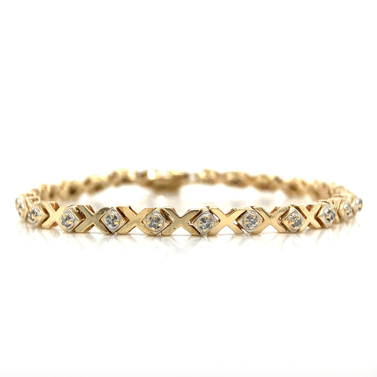 .25TCW Diamond Tennis Bracelet