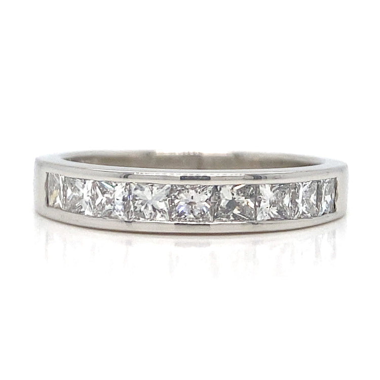 .85TCW Princess Diamond Band