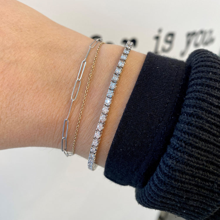 3.00TCW Classic Diamond Tennis Bracelet