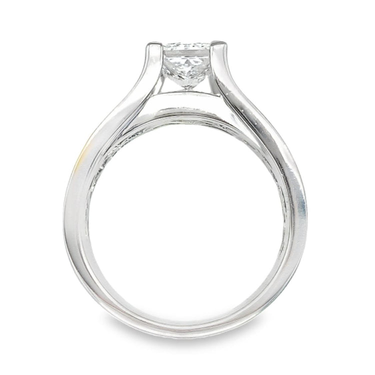 Wide Lab Grown Diamond Bridge Ring