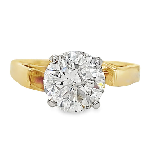 1.75CT Cathedral Diamond Solitaire Ring