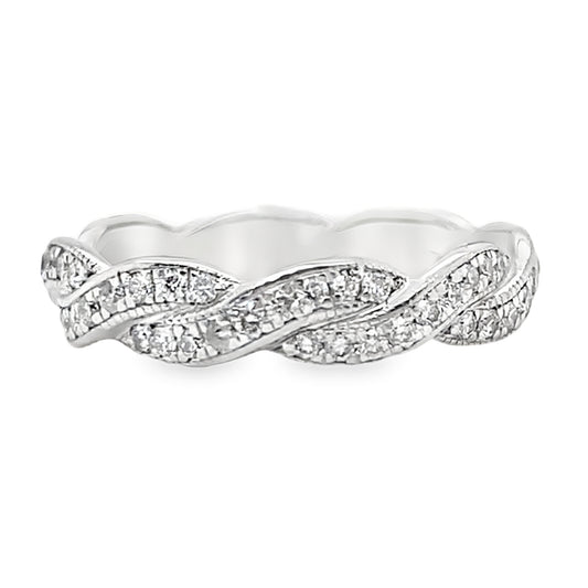 Eternity Twist Diamond Band