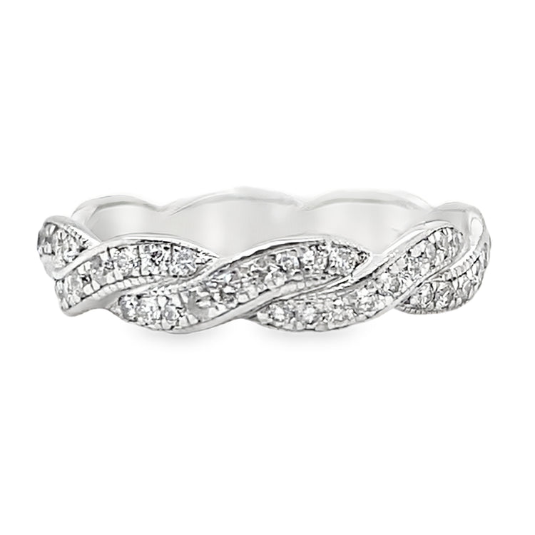 Eternity Twist Diamond Band