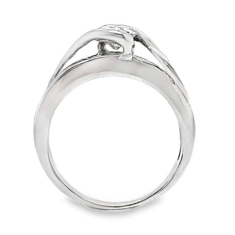 Half Bezel & Channel Diamond Wedding Set