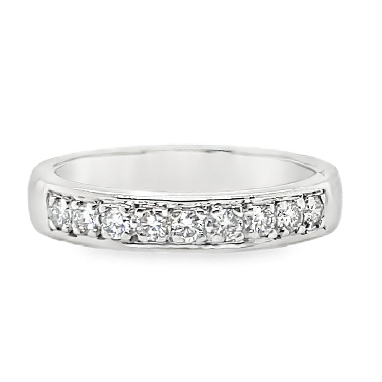 .25TCW Platinum Diamond Wedding Band