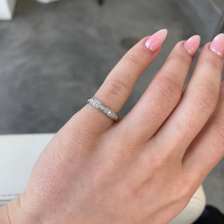 .25TCW Platinum Diamond Wedding Band