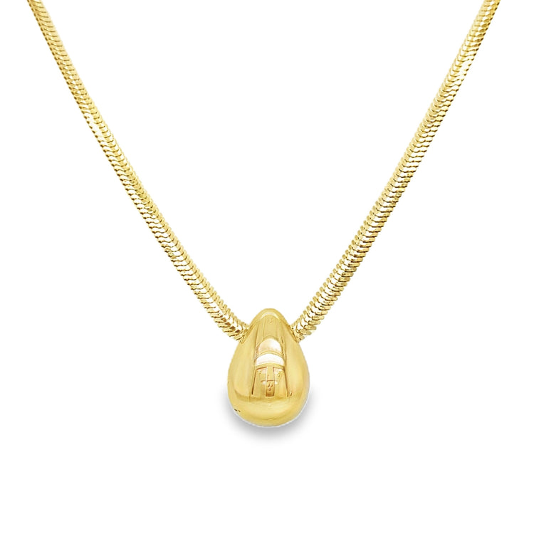 Gold Teardrop Necklace