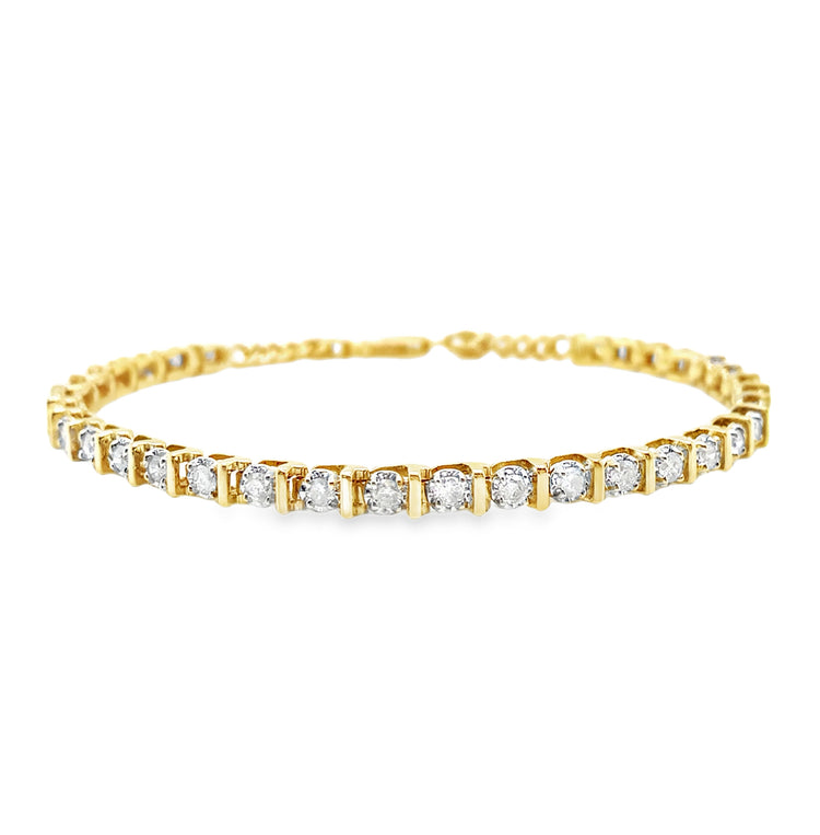 Tennis Bracelet with Extended Length