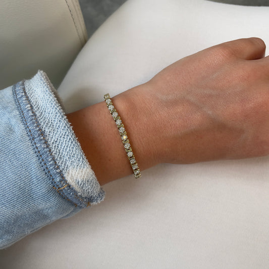 Tennis Bracelet with Extended Length