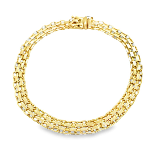 Fancy Link Mesh Bracelet