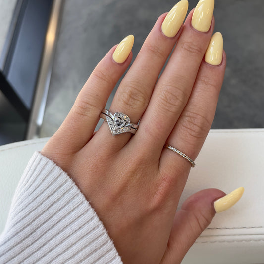 Diamond Heart Ring