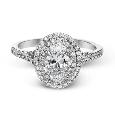 Double Halo Diamond Ring by Simon G