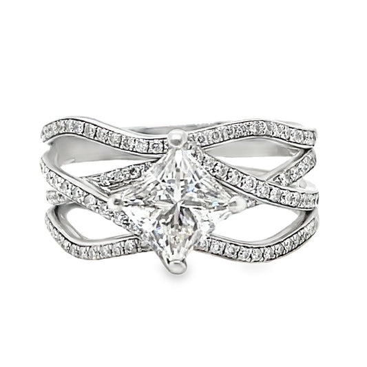 Wide Canadian Diamond Ring by Simon