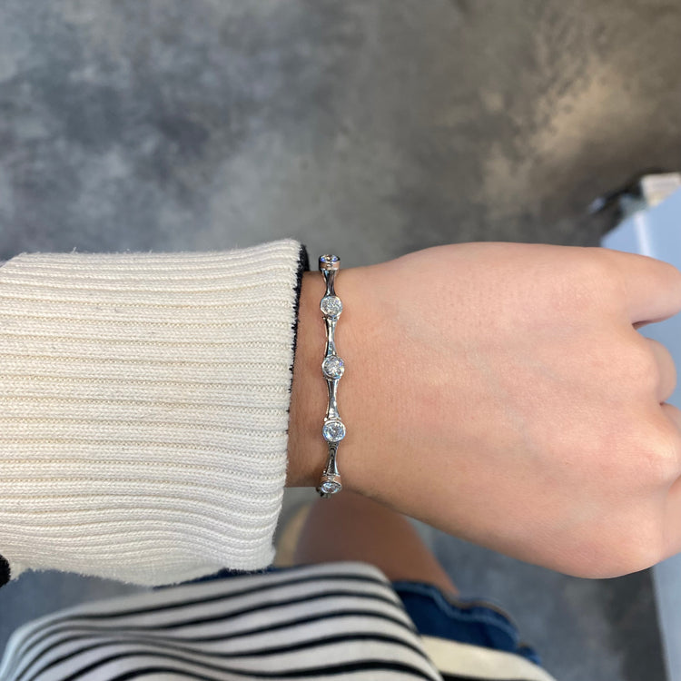1.00TCW Bezel Diamond Bracelet