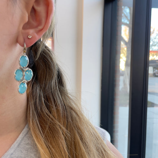 Tacori Neolite Turquoise Chandelier Earrings
