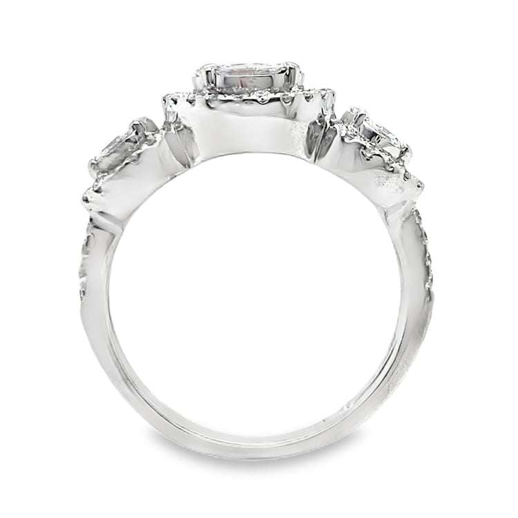 1.06TCW Diamond Cluster Ring