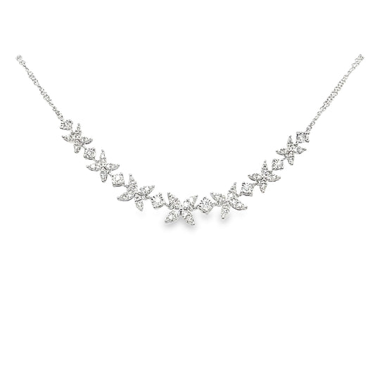 Adjustable Length Diamond Necklace