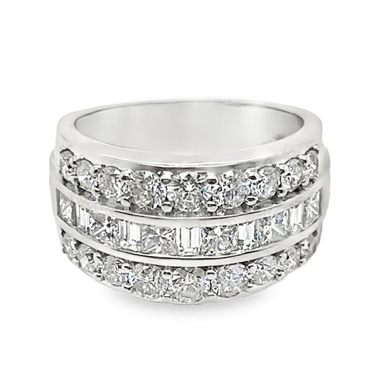 1.50TCW Wide Diamond Band