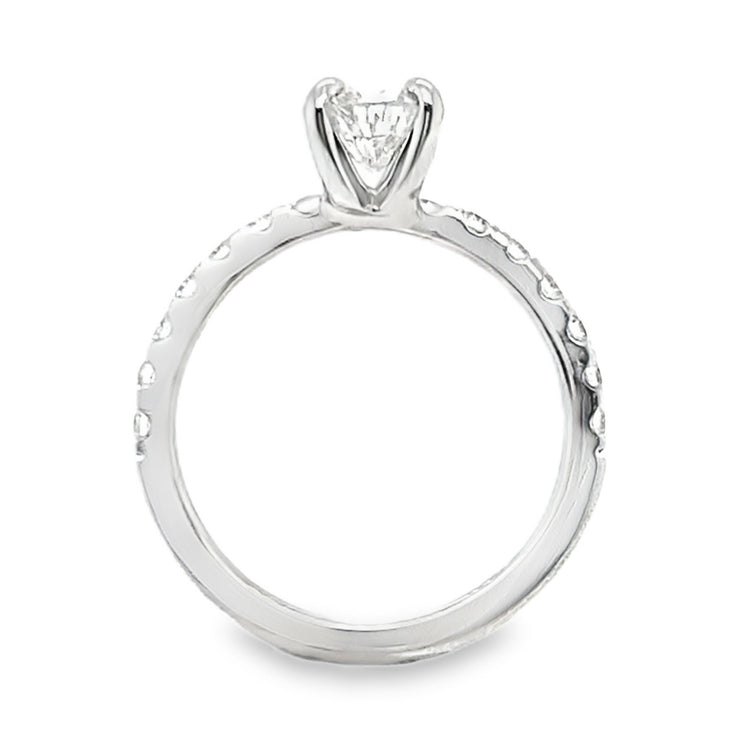 .80CT White Gold Diamond Ring