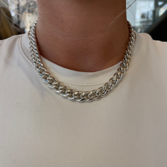 Chunky Silver Cuban Chain
