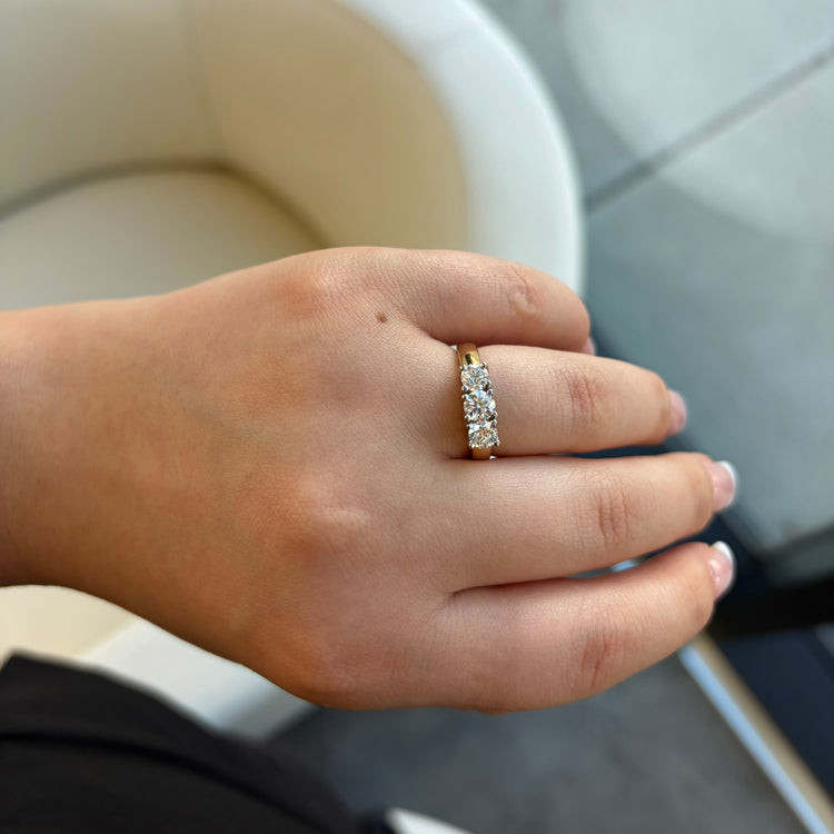 Three Stone Diamond Ring