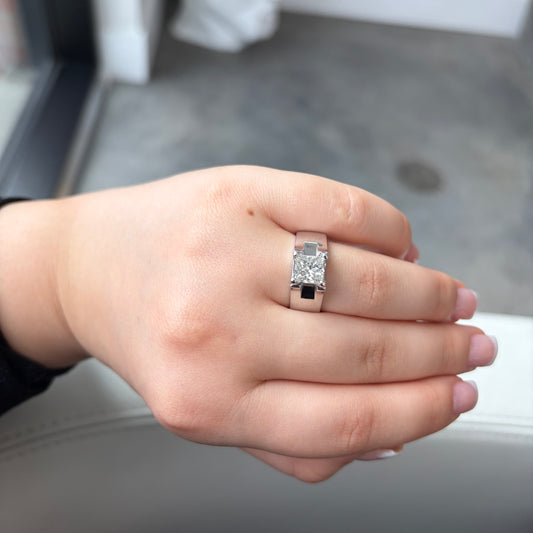 1.55TCW Diamond Solitaire Ring