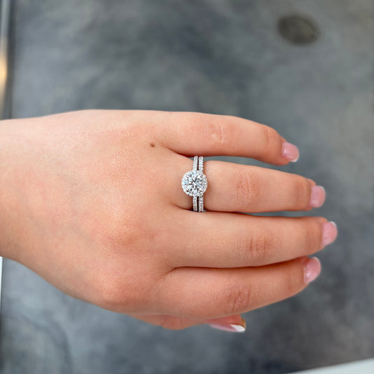 1.63TCW Wedding Set