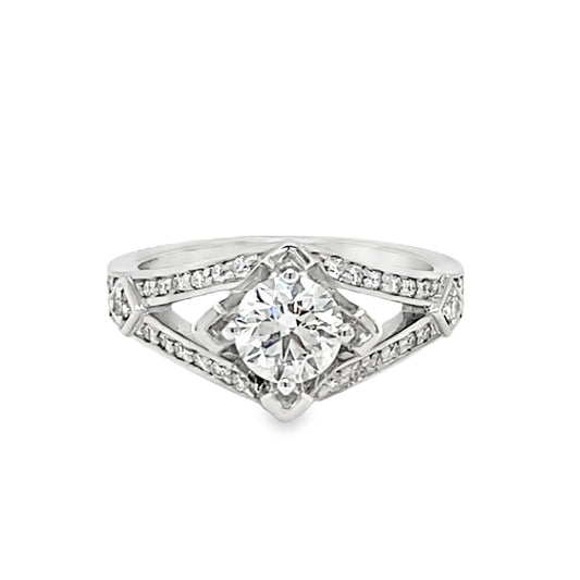 19K Pave Diamond Ring