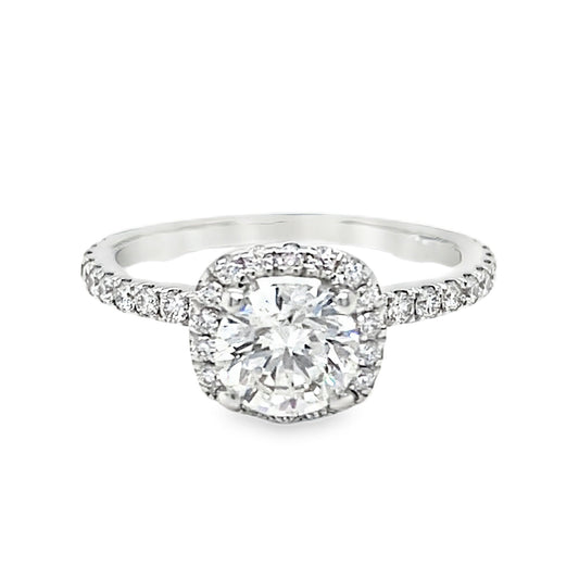 1.52TCW Diamond Halo Ring by Noam Carver