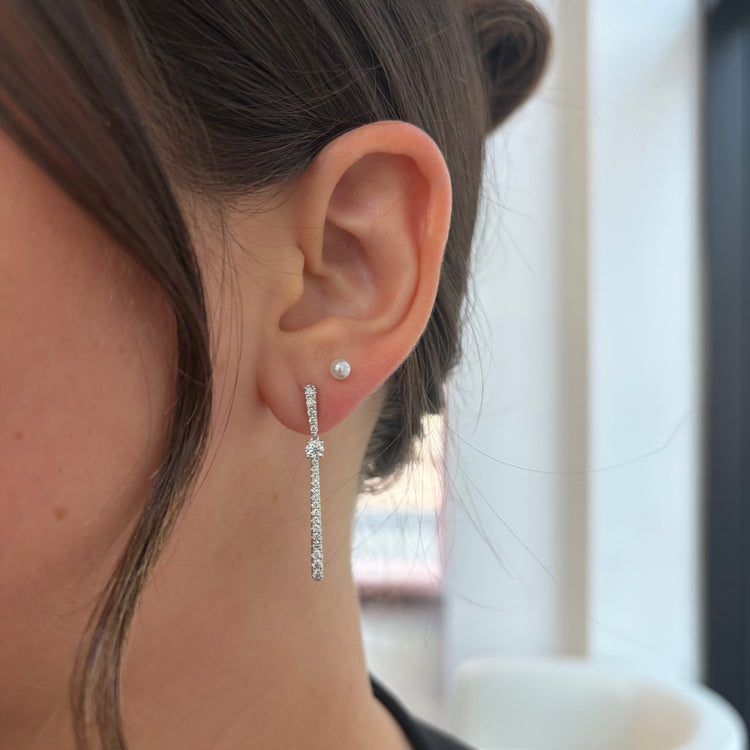 Diamond Drop Studs