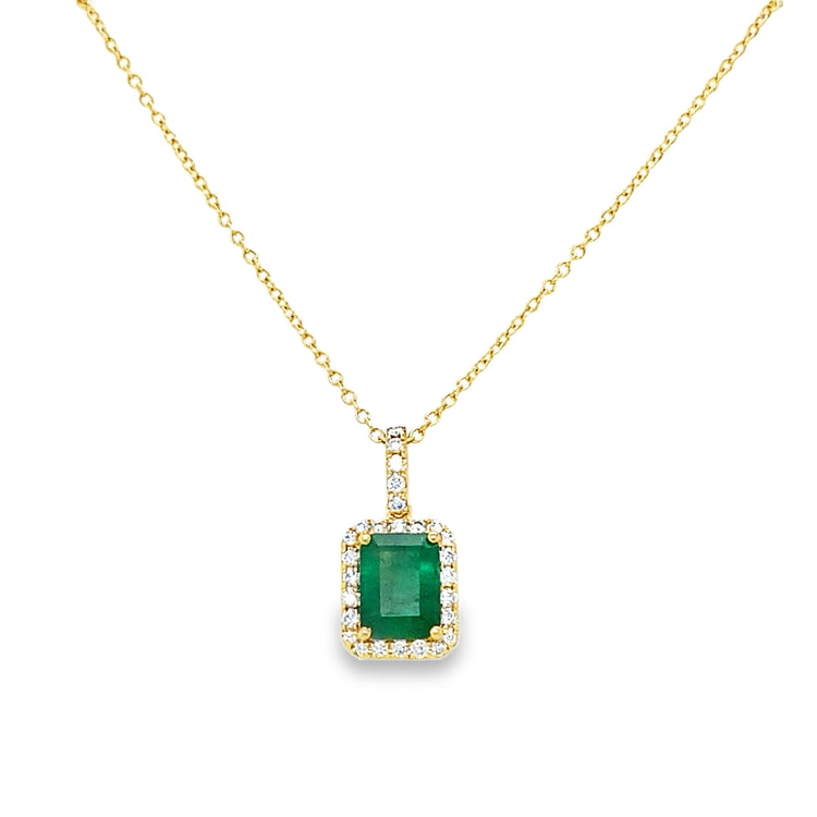 Emerald & Diamond Necklace