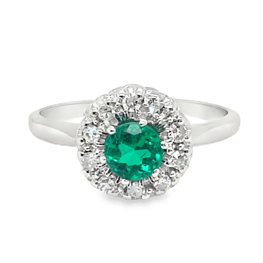 Emerald & Diamond Ring