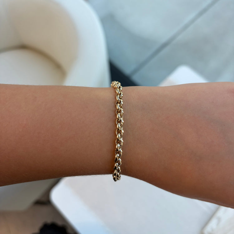 7.5 Inch Rolo Bracelet